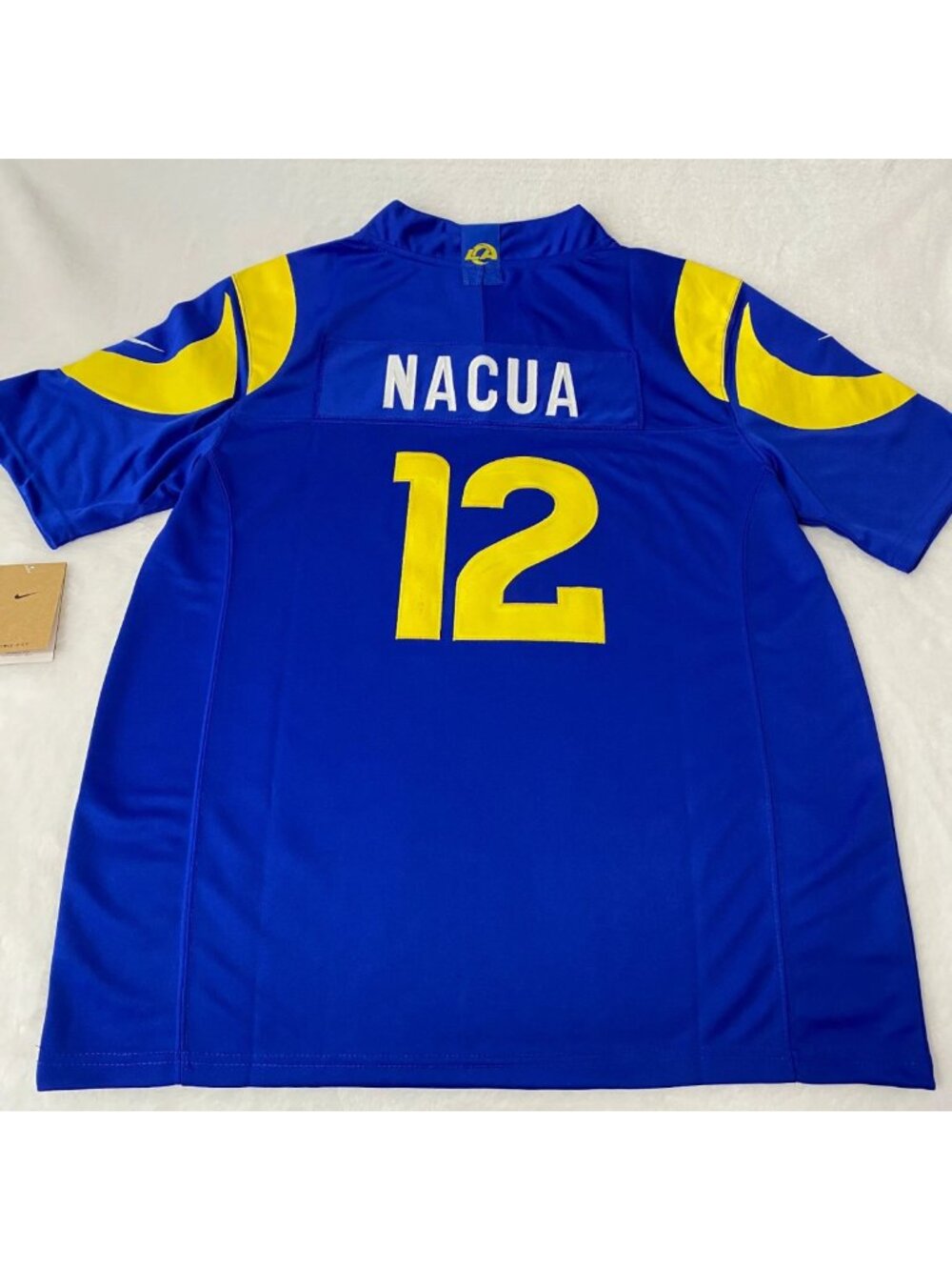 Puka Nacua Royal Stitched Jersey Vapor
